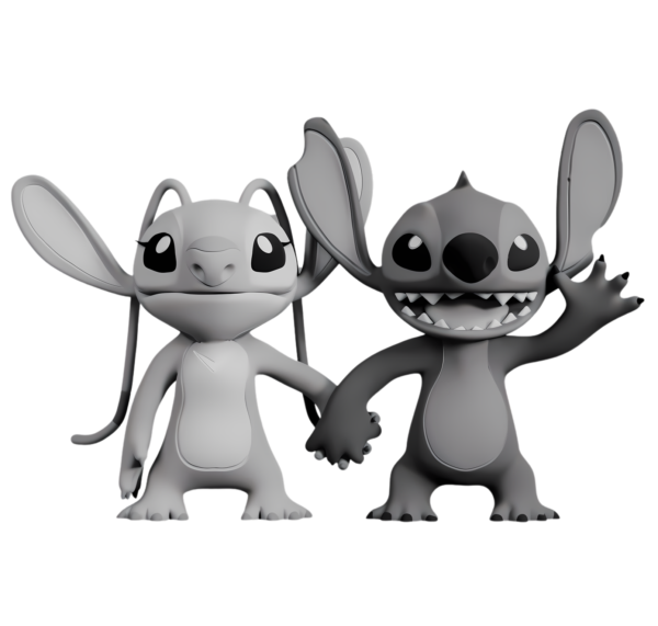 Figurine Stitch et Angel
