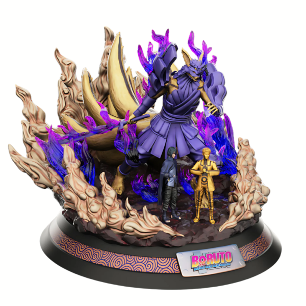 Figurine Fusion de Kurama et Susano - L'Alliance Épique des Pouvoirs Divins!