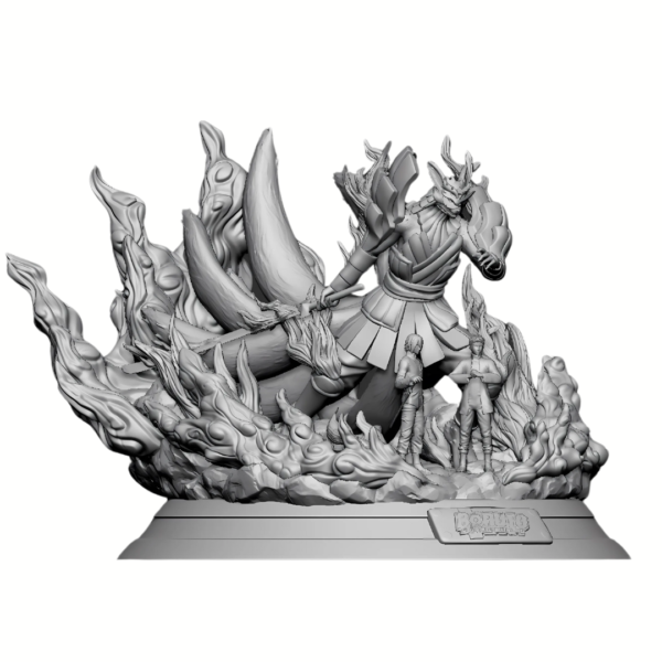 Figurine Fusion de Kurama et Susano - L'Alliance Épique des Pouvoirs Divins!