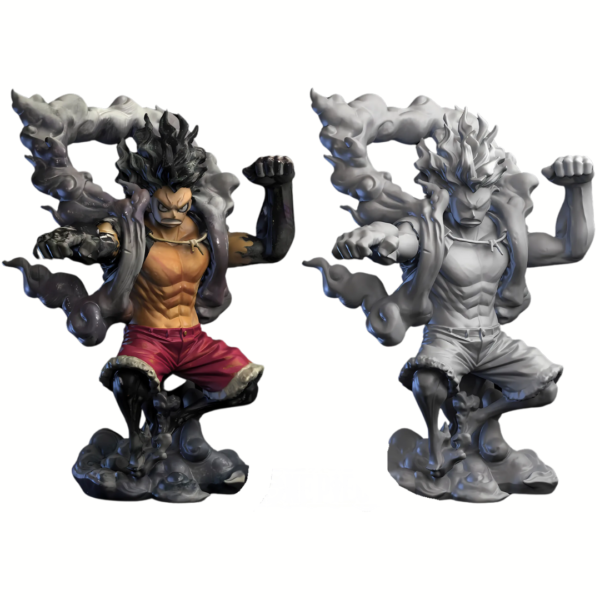 Figurine Luffy Gear 4 La Puissance Déchaînée du Gear Fourth!