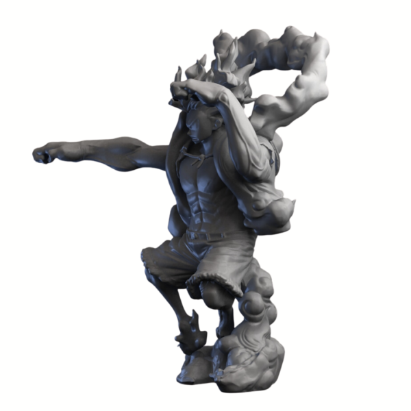 Figurine Luffy Gear 4 La Puissance Déchaînée du Gear Fourth!