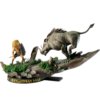 Figurine Hercule contre le Sanglier d'Érymanthe