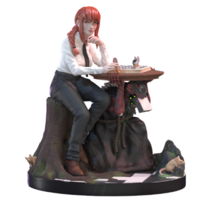 Figurine Makima, la mystérieuse manipulatrice de Chainsaw Man