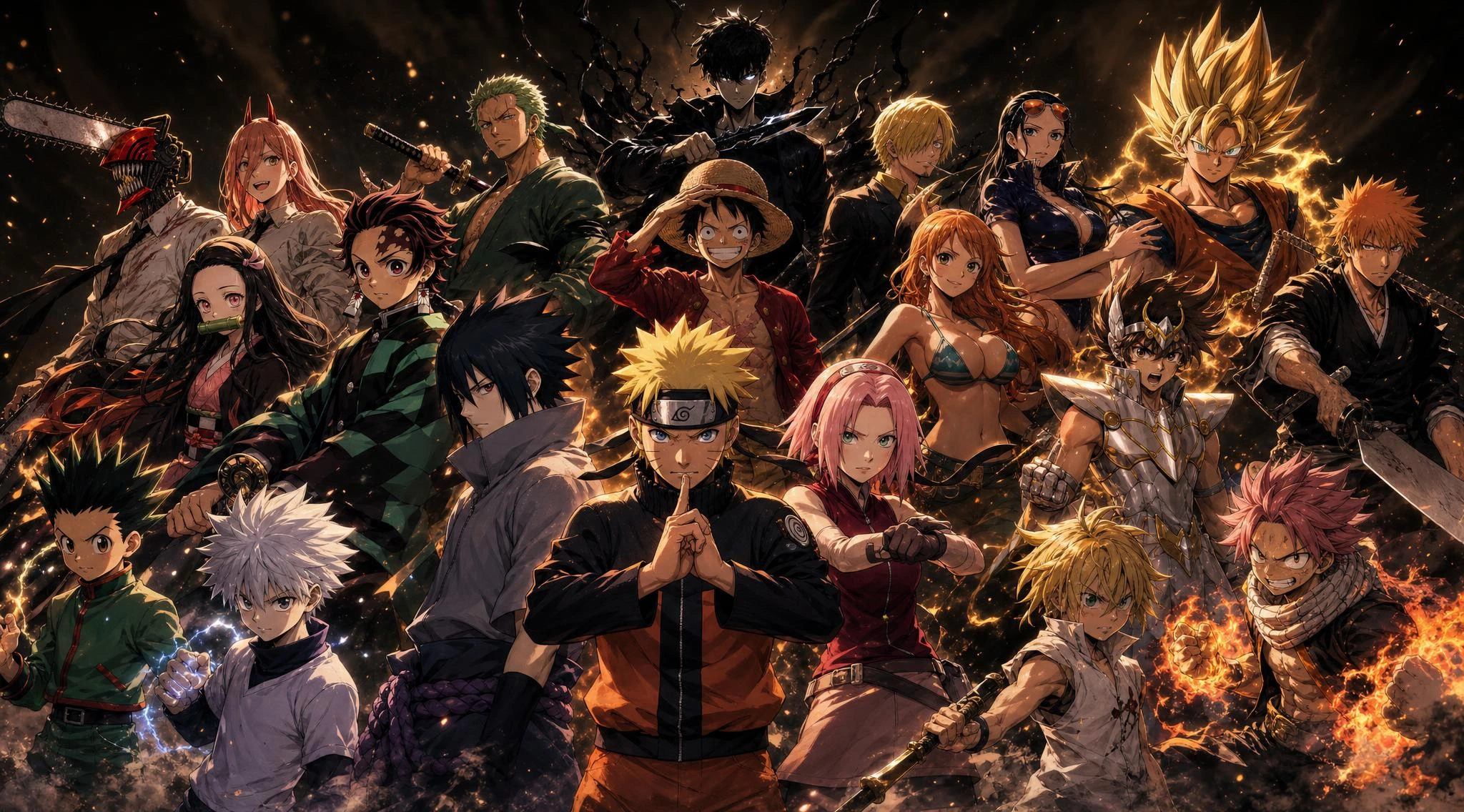 Figurines et personnages d'anime — Naruto, One Piece, Dragon Ball, Demon Slayer et plus